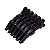 Kit 6 Presilhas Prendedor de Cabelo Clip Crocodilo Bico de Pato Profissional Jacaré - Imagem 1