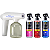 Kit Novo Nano Gold Jet Pulverizador Branco + 3 Fluidos Natureza Cosméticos - Imagem 1