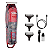 Kit Máquina de Cortar Cabelo Profissional Freestyle Red Edition e Máquina de Acabamento Freestyle Red Sem Fio Bivolt - Imagem 10