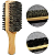Escova Dupla Barbeiro Madeira Cerdas Naturais para Degradê Waves Limpeza Cabelo Barba Bigode Profissional - Imagem 4