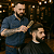 Kit Profissional para Barbeiro Escova de Cabelo Pompadora + Pente de Corte Metálico + Escovinha de Disfarce e Limpeza Do - Imagem 11