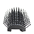 Kit Profissional para Barbeiro Escova de Cabelo Pompadora + Pente de Corte Metálico + Escovinha de Disfarce e Limpeza - Imagem 7