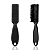 Kit Profissional para Barbeiro Escova de Cabelo Pompadora + Pente de Corte Metálico + Escovinha de Disfarce e Limpeza - Imagem 2