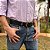 Cinto Masculino Preto Liso Couro Artesanal Zanin Couros Premium - Imagem 4