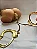 Plug Anal Cravejado P Dourado com Algemas - Imagem 4