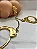 Plug Anal Cravejado P Dourado com Algemas - Imagem 2