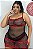 Combinete Passion Plus Size em Tulle e Renda - Imagem 1