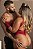 Body Perolas Vermelho - Imagem 4