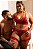 CROPPED SEM BOJO, FEITO EM ARRASTÃO E RENDA, POSSUI CALCINHA COM CINTA LIGA - Imagem 3