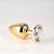 Plug LESS M Dourado Com Pedra - HARD - Imagem 1