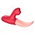 Vibrador, com formato de língua, possui sugador de clítoris - Imagem 2