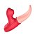 Vibrador, com formato de língua, possui sugador de clítoris - Imagem 1