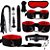 KIT DE ACESSORIOS SADO, VIBRADOR E PLUG ANAL - Imagem 1