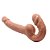 Penetrador strapless com plug vaginal, permite o uso sem cintas,Confeccionado em TPR de textura leve e macia - BAILE - Imagem 4