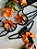 Conjunto Laço Bicolor - Preto com Laranja - Imagem 2