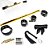 Kit de Bondage com Barra sepadadora BDSM, com 4 Algemas Ajustáveis, Chicote e Venda - Imagem 3