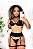 Conjunto Sensual Lia - Calcinha | Sutiã| Liga | Perneira - Imagem 4