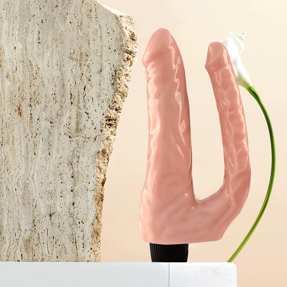 Pênis Duplo 21.5x4,5cm com Vibrador Multivelocidade - YOUVIBE - Imagem 18