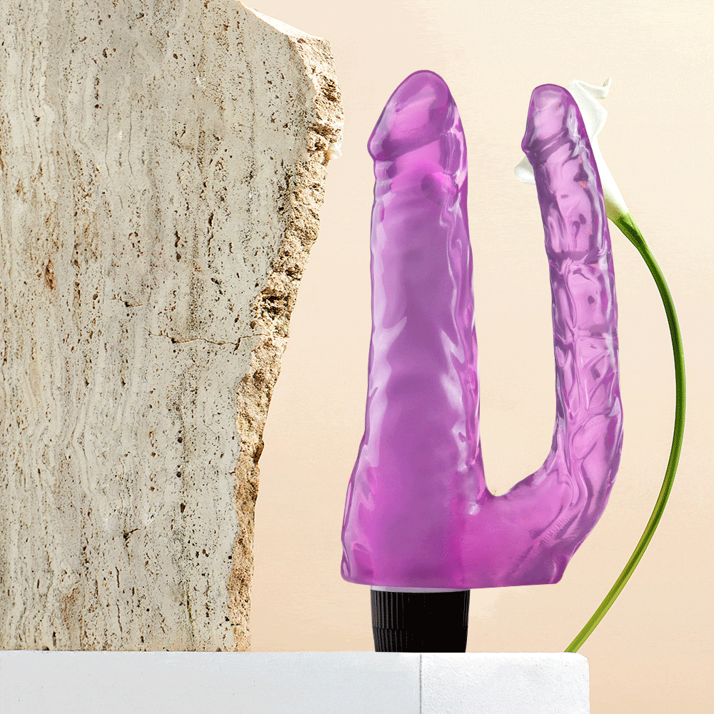 Pênis Duplo 21.5x4,5cm com Vibrador Multivelocidade - YOUVIBE - Imagem 16
