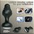 Plug Anal em Silicone com 10 Modos de Vibração,Luz de Led e Controle Remoto sem Fio ou Cotrole de toque - YOUVIBE - Imagem 8