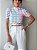 BLUSA PRINCESA GOLA ALTA TL XADREZ COLORIDO - Imagem 2