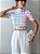 BLUSA PRINCESA GOLA ALTA TL XADREZ COLORIDO - Imagem 6