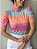 BLUSA PRINCESA GOLA ALTA TL PIED COLORIDO - Imagem 2