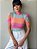 BLUSA PRINCESA GOLA ALTA TL PIED COLORIDO - Imagem 3