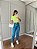 BLUSA PRINCESA GOLA ALTA TL VERDE NEON - Imagem 3