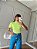 BLUSA PRINCESA GOLA ALTA TL VERDE NEON - Imagem 1