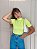 BLUSA PRINCESA GOLA ALTA TL VERDE NEON - Imagem 2