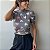 BLUSA PRINCESA GOLA ALTA TL CORAÇÕES MESCLA - Imagem 1