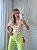 BLUSA PRINCESA GOLA ALTA TL ANIMAL PRINT ROSE E VERDE - Imagem 2