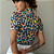 BLUSA PRINCESA GOLA ALTA TL ANIMAL PRINT NEON - Imagem 2