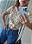 TSHIRT BASIC TL ANIMAL PRINT ROSE E VERDE - Imagem 1