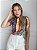 BLUSA PRINCESA GOLA ALTA TL FENDI LISTRADO - Imagem 1