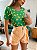 TSHIRT BASIC TL ESTRELAS FUNDO VERDE - Imagem 1
