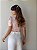 BLUSA PRINCESA GOLA ALTA TL CORAÇÕES ROSE - Imagem 3