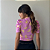 BLUSA PRINCESA GOLA ALTA TL BANANAS ROSA - Imagem 4