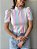 BLUSA PRINCESA GOLA ALTA TL LISTRAS CANDY COLOR - Imagem 2