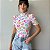 BLUSA PRINCESA GOLA ALTA TL ONÇA NEON - Imagem 1