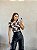 TSHIRT BASIC TL FLORAL AMARELO E PRETO - Imagem 3