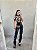 BLUSA PRINCESA GOLA ALTA TL FLORAL AMARELO E PRETO - Imagem 3