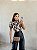 BLUSA PRINCESA GOLA ALTA TL FLORAL AMARELO E PRETO - Imagem 2