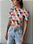 BLUSA PRINCESA GOLA ALTA TL CORAÇÕES BICOLOR - Imagem 2