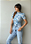 BLUSA PRINCESA GOLA ALTA TL FOLHAGEM AZUL - Imagem 4