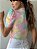 BLUSA PRINCESA GOLA ALTA TL FLORAL CANDY COLORS - Imagem 3