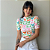 BLUSA PRINCESA GOLA ALTA TL BORBOLETA QUADRINHOS - Imagem 2