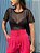 BLUSA TULE MANGA CURTA TL PRETO - Imagem 3