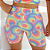 SHORT MEIA COXA BÁSICO TL ASPIRAIS ABSTRATO - Imagem 1